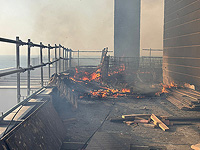 Пламя на 29-м этаже: в Хадере загорелся жилой небоскреб