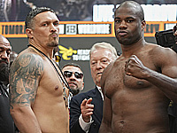 Взвешивание в Лондоне. Усик на 7.5 кг легче Дюбуа