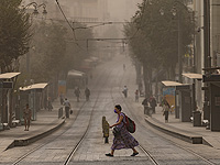 Последствия пыльной бури в Иерусалиме. Фоторепортаж