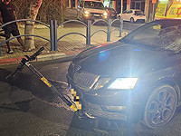 В Кирьят-Малахи тяжело травмирован юноша, ехавший на электросамокате