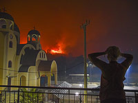 Лесные пожары в Греции. Фоторепортаж