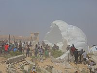 161 контейнер с гуманитарной помощью сброшен в разных районах сектора Газы