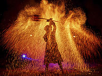 Огненное шоу в Версале. Фоторепортаж