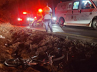 В ДТП возле Кфар-Монаш тяжело травмирован велосипедист