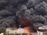 Взрыв и пожар на заводе в Луизиане