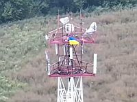 День флага Украины в РФ: над селами в Курской области подняты желто-голубые знамена