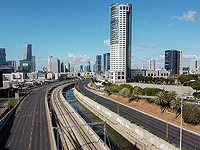 Шоссе Аялон будет перекрыто с полуночи и до утра из-за монтажа моста