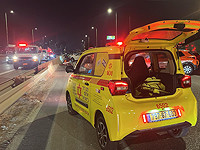 Возле Кирьят-Малахи автомобиль сбил мужчину, состояние пострадавшего тяжелое