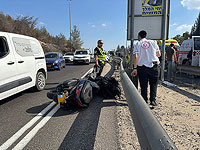 Мотоциклист врезался в заграждение возле Латруна, он в критическом состоянии