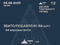 Генштаб ВСУ: ночью перехвачены 84 из 112 БПЛА. Минобороны РФ: сбиты 46 беспилотников