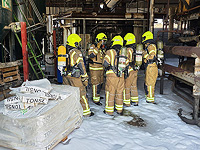 Взрыв в промзоне Ариэля: мужчина в тяжелом состоянии