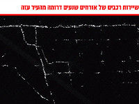 Огни транспортных колонн, покидающих Газу: из города эвакуировались 550 тысяч человек