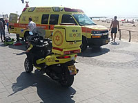 На пляже в Тель-Авиве из воды вытащили пожилого мужчину, он в критическом состоянии