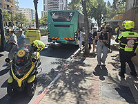 Подросток на электровелосипеде попал под автобус в Ришон ле-Ционе