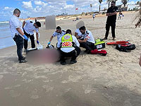 На пляже около Хадеры реанимировали пожилого мужчину