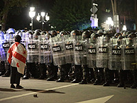 В Тбилиси после муниципальных выборов начались акции протеста оппозиции