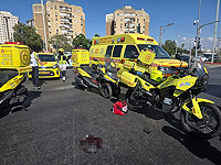 ДТП в Бат-Яме, тяжело травмирован мотоциклист