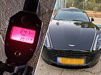 На 85-й трассе задержан водитель, разогнавший Aston Martin до 241 км/ч