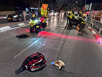 В Ашдоде автомобиль сбил мужчину, ехавшего на электросамокате