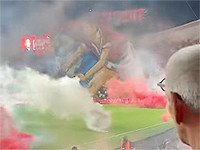 Беспорядки на стадионе в Тель-Авиве, пострадали 15 человек. Полиция запретила матч