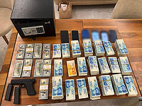 Перед арестом преступники выбросили из окна сейф с полутора миллионами шекелей
