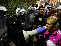 Столкновения у парламента Сербии в годовщину трагедии в городе Нови-Сад