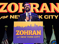 Нью-Йорк празднует, Нью-Йорк в трауре. Фоторепортаж после выборов