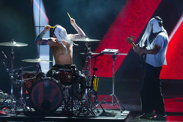 Тайлер Джозеф (справа) и Джош Дан из Twenty One Pilots