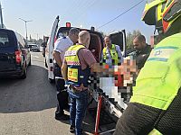 В Лоде автомобиль сбил мужчину, пострадавший в тяжелом состоянии