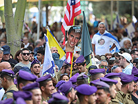 Тысячи израильтян проводили в последний путь Адара Голдина. Фоторепортаж