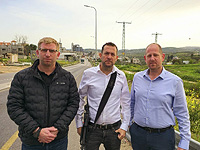 На фото: Глава регионального совета Шомрон Йоси Даган, глава совета Кдумим Озэль Ватик и глава совета Карней-Шомрон Йонатан Кузниц. На фото: Глава регионального совета Шомрон Йоси Даган, глава совета Кдумим Озэль Ватик и глава совета Карней-Шомрон Йонатан Кузниц.