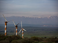 Вершину горы Хермон покрыл тонкий слой снега (архивное фото)