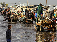 Газа затоплена после первой осенней бури. Фоторепортаж