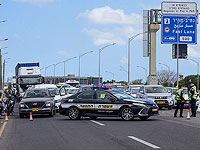 Трасса 1 в районе аэропорта Бен-Гурион блокирована из-за загоревшегося грузовика