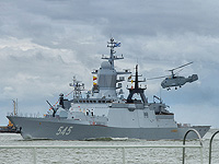 Британский патрульный корабль перехватил в Ла-Манше российский корвет Британский патрульный корабль перехватил в Ла-Манше российский корвет