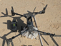 На границе с Иорданией перехвачен беспилотник с контрабандным грузом оружия