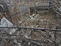 В результате российской атаки БПЛА и ракетами пострадало еврейское кладбище Харькова В результате российской атаки БПЛА и ракетами пострадало еврейское кладбище Харькова