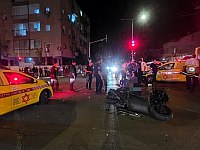 Мотоциклист столкнулся с машиной в Ришон ле-Ционе, он в тяжелом состоянии Мотоциклист столкнулся с машиной в Ришон ле-Ционе, он в тяжелом состоянии