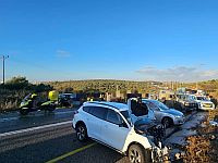 ДТП в районе Иерусалима: четверо пострадавших, двое в тяжелом состоянии