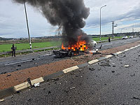 Взрыв автомобиля на 73-й трассе, один погибший