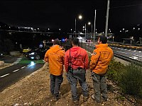 Масштабные розыски у плотины Бейт-Заит: утонул джип с пятью пассажирами