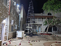 В Дженине неизвестные сожгли рождественскую елку и рождественский вертеп