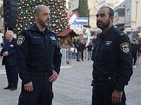 Полиция готовится к рождественскому шествию в Нацерете