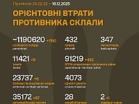 Генштаб ВСУ: данные о потерях армии РФ на 1392-й день войны. Поражена подлодка