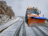 Снегопад на Хермоне: не только на вершине, но и на склонах. Курорт закрыт