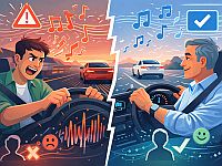 Музыка влияет на ваше вождение, но не всегда так, как вы ожидаете