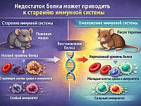 Недостаток белка может приводить к старению иммунной системы
