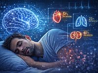 Новая модель ИИ может во время вашего сна прогнозировать риск заболеваний
Новая модель ИИ может во время вашего сна прогнозировать риск заболеваний