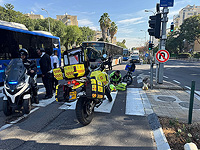 В Тель-Авиве автомобиль сбил мужчину, ехавшего на велосипеде