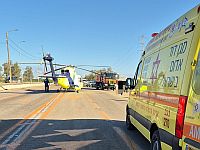 ДТП в Западном Негеве, тяжело травмирован мужчина